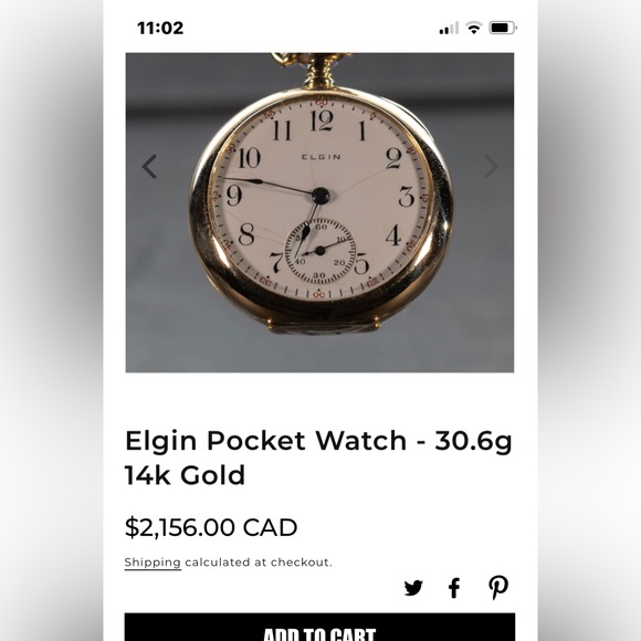 🎉HP🎉 1904 Elgin - 14k Gold Pocket Watch - Picture 17 of 17